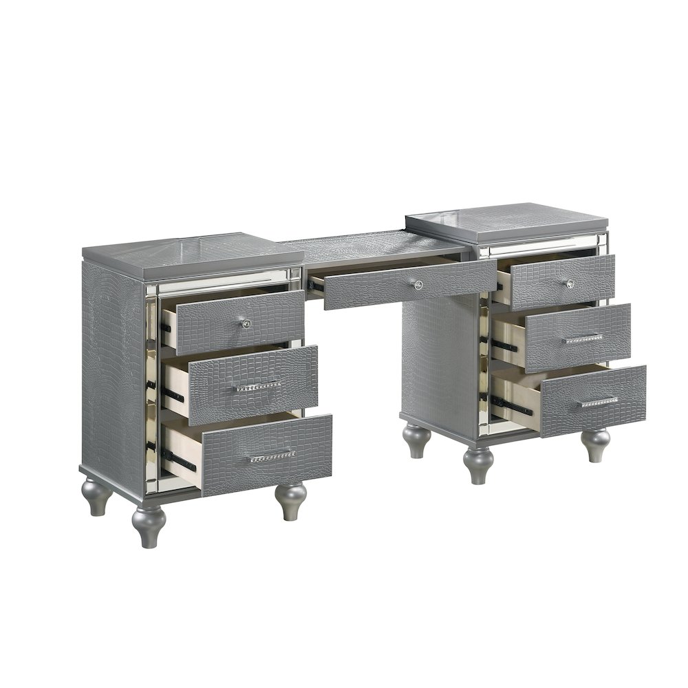 Valentino Vanity Table-Silver. Picture 4