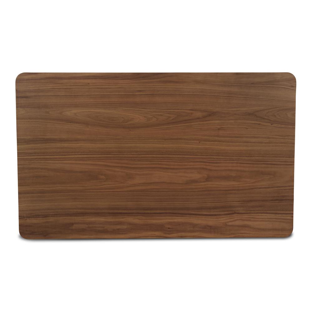 Furniture Oscar 59" Solid Wood Retangular Dining Table in Walnut. Picture 5