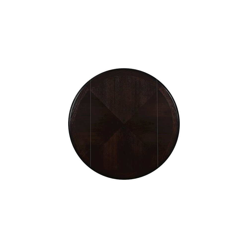 Gia 3-Piece 42" Wood Counter Drop Leaf Table Set, Ebony. Picture 7