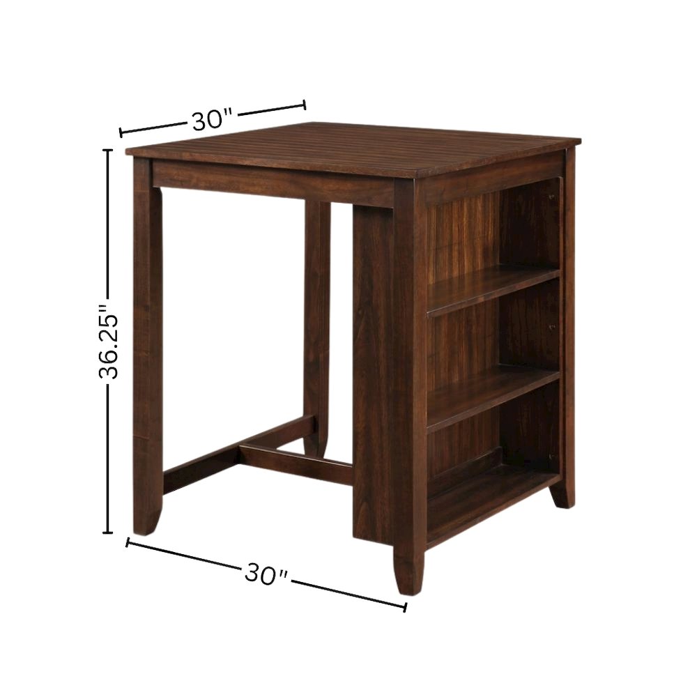 Solid Wood Small Dining Table for 2 – Compact Table and Chairs Set. Picture 17