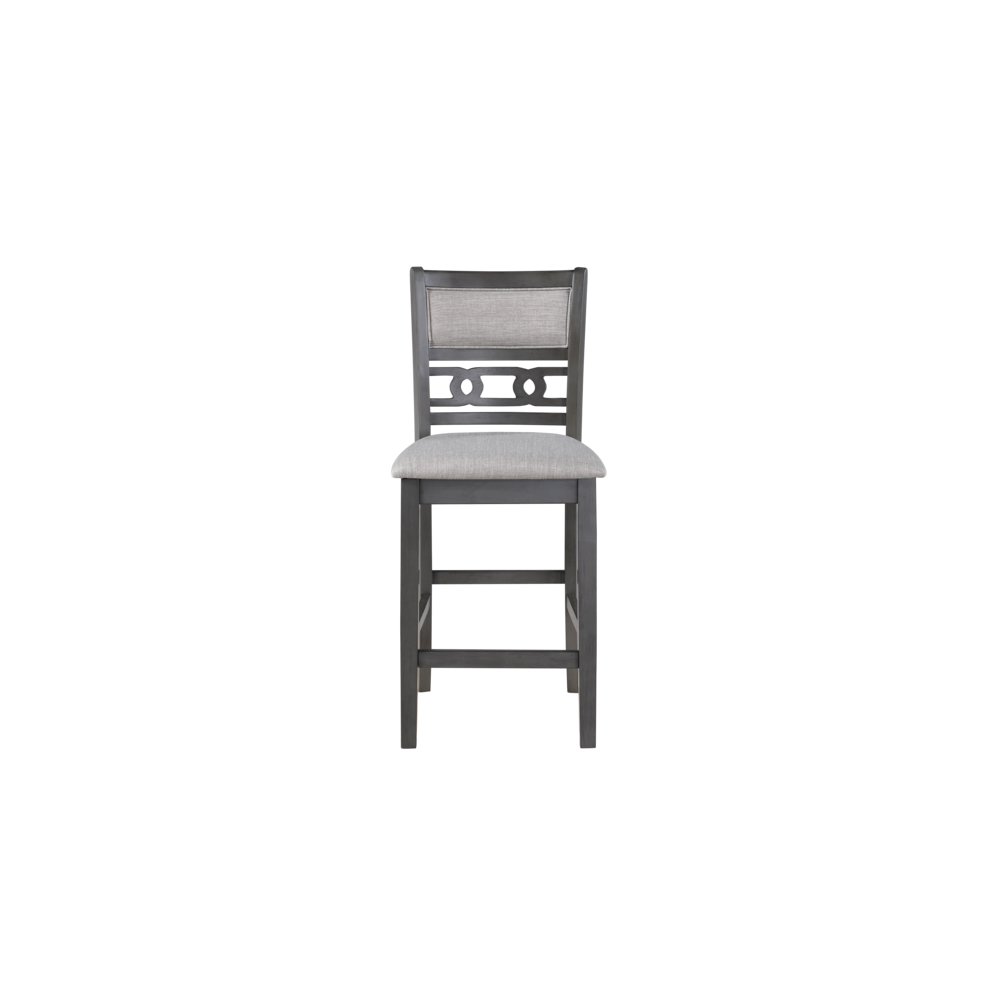 Gray Small Dining Table for 2 – Compact Solid Wood Table and Chairs Set. Picture 6