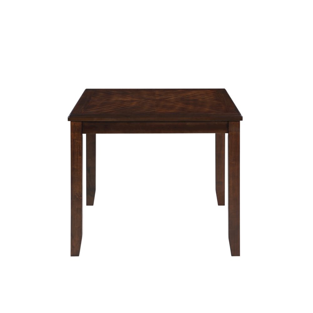 Wood Square Dining Table Set for 4 – Small Kitchen Table Set in Brown. Picture 7