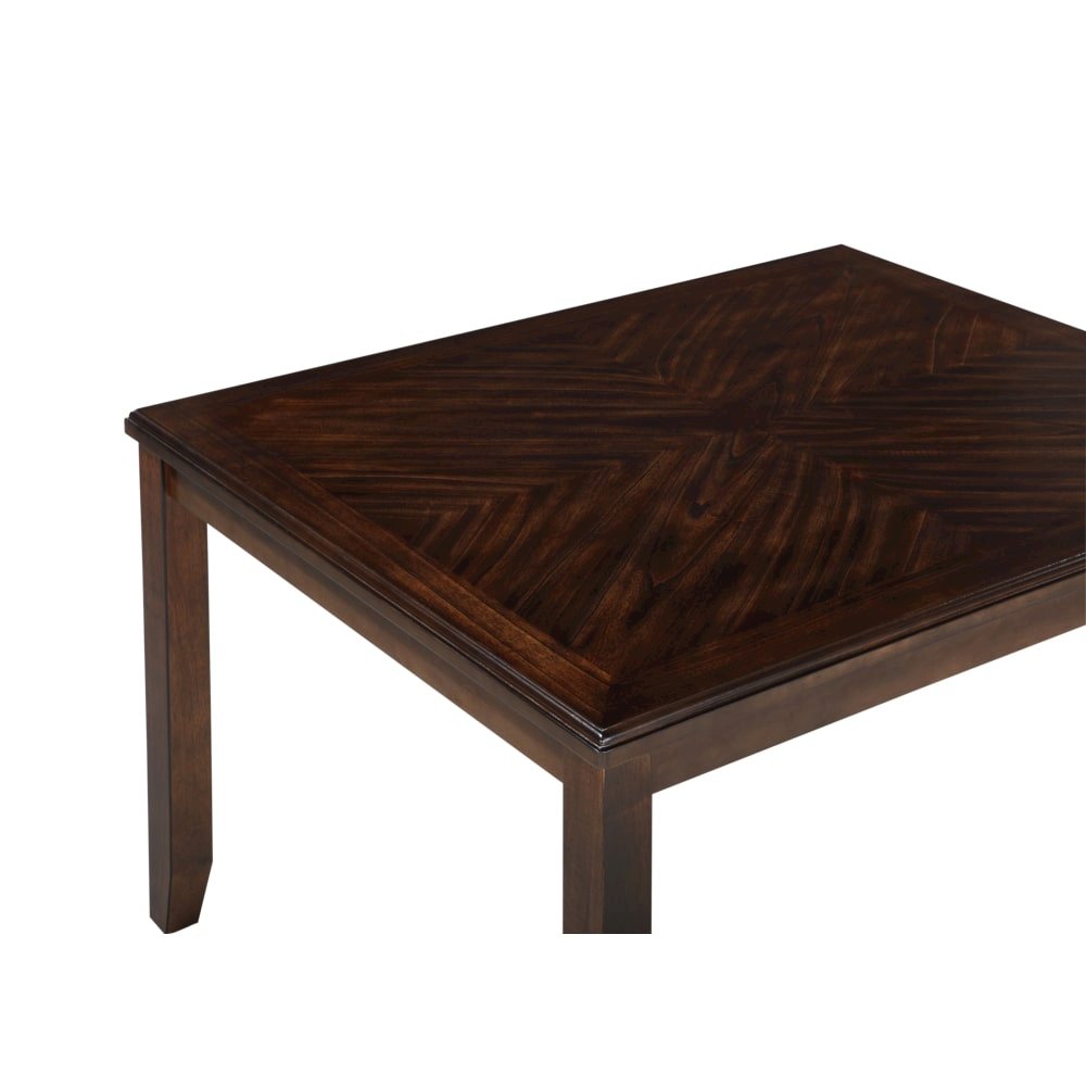 Wood Square Dining Table Set for 4 – Small Kitchen Table Set in Brown. Picture 8