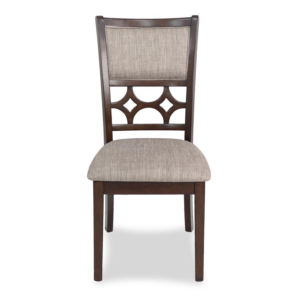 Cherry Round Dining Table Set for 4 – Kitchen Table and Chairs Set. Picture 5