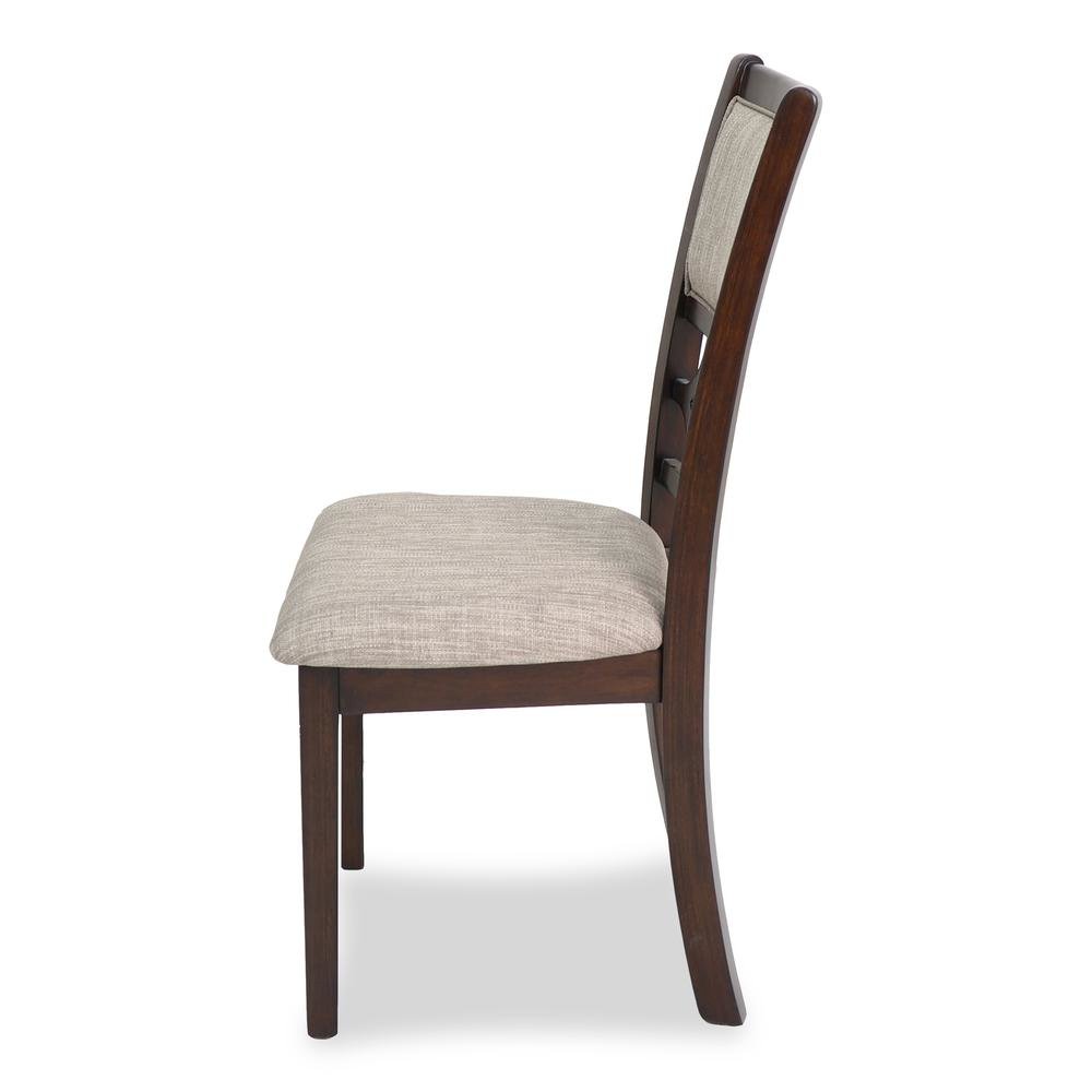 Cherry Round Dining Table Set for 4 – Kitchen Table and Chairs Set. Picture 6