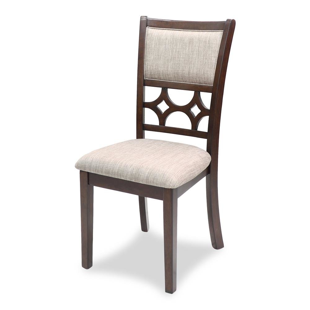 Cherry Round Dining Table Set for 4 – Kitchen Table and Chairs Set. Picture 7