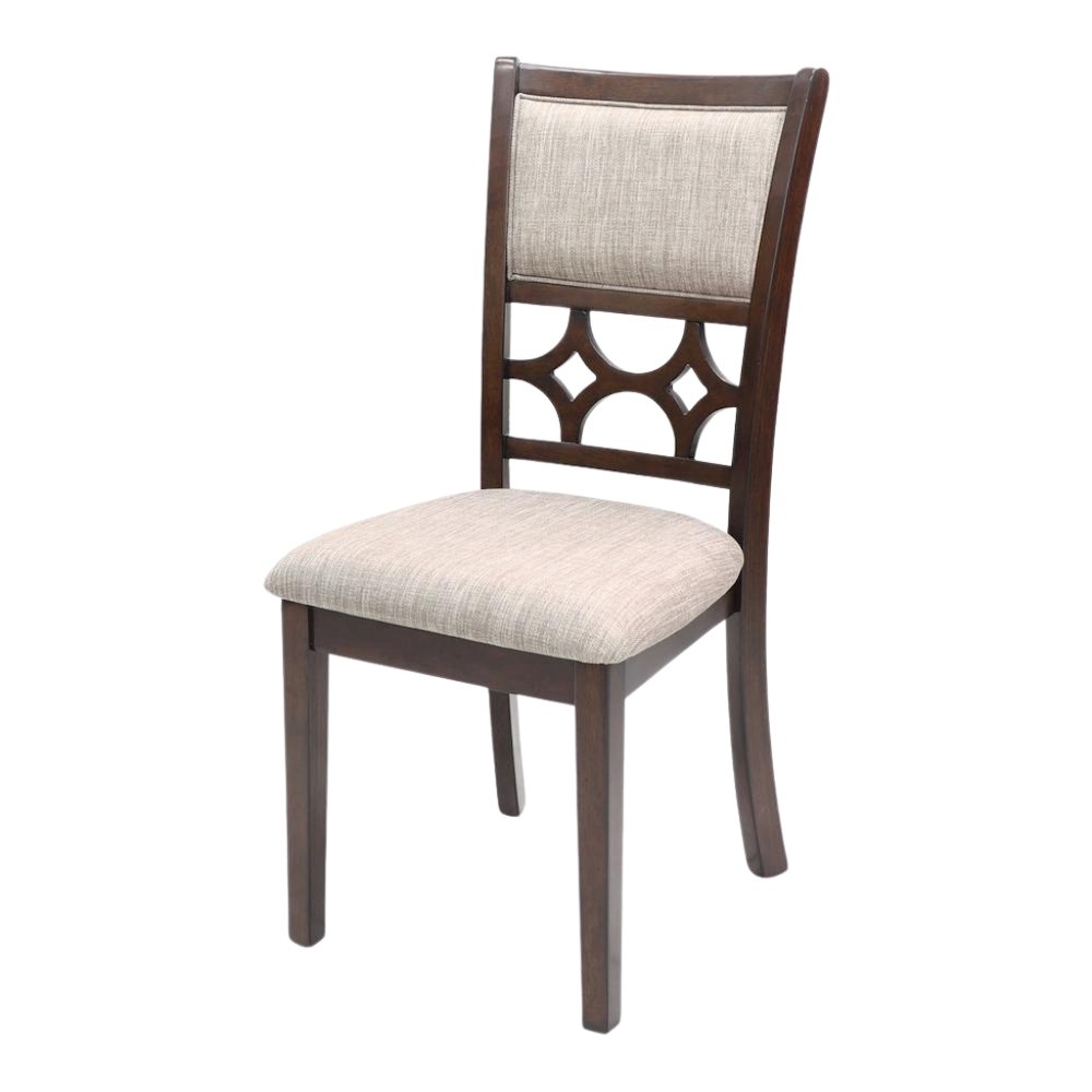 Cherry Round Dining Table Set for 4 – Kitchen Table and Chairs Set. Picture 9