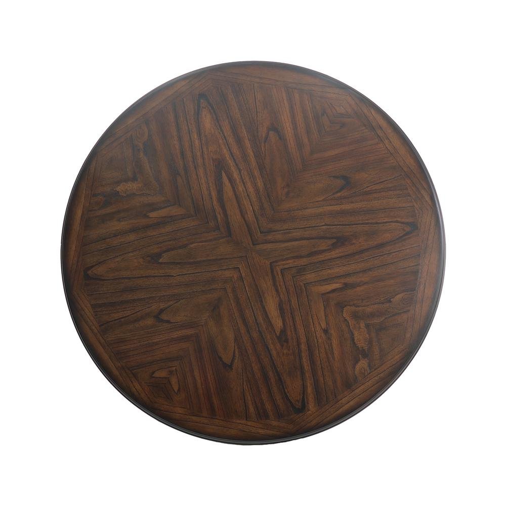 Cherry Round Dining Table Set for 4 – Kitchen Table and Chairs Set. Picture 11