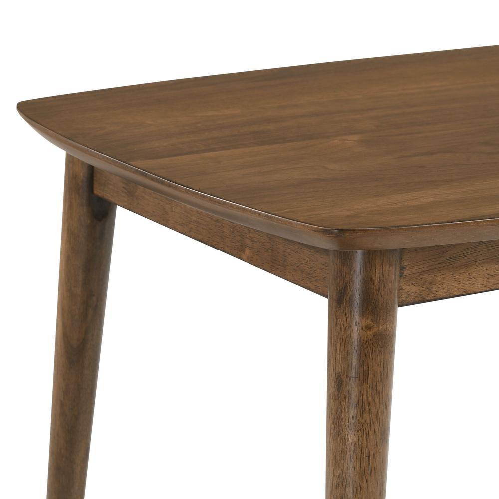 Felix 3-pc Wood Coffee Table Set with 2 End Tables in Natural Walnut. Picture 5
