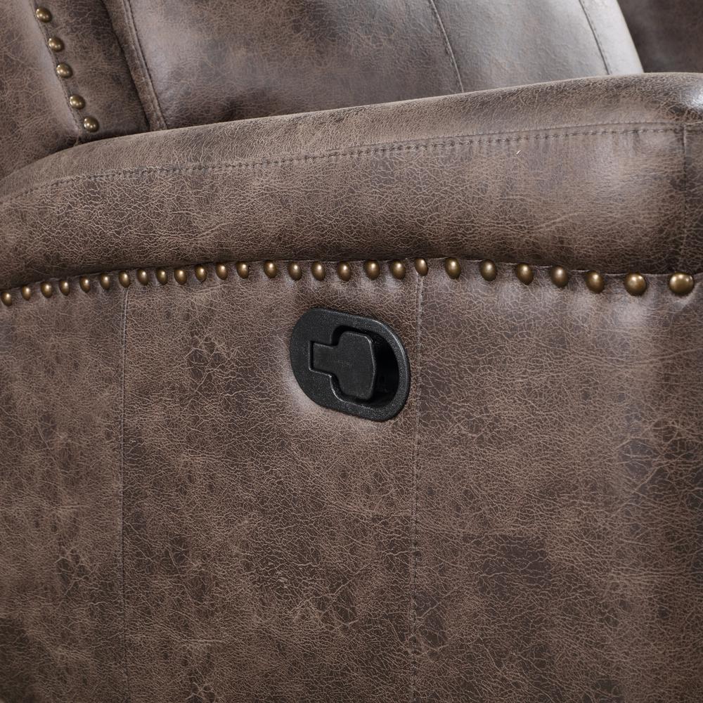 Quade Glider Recliner-Mocha. Picture 7