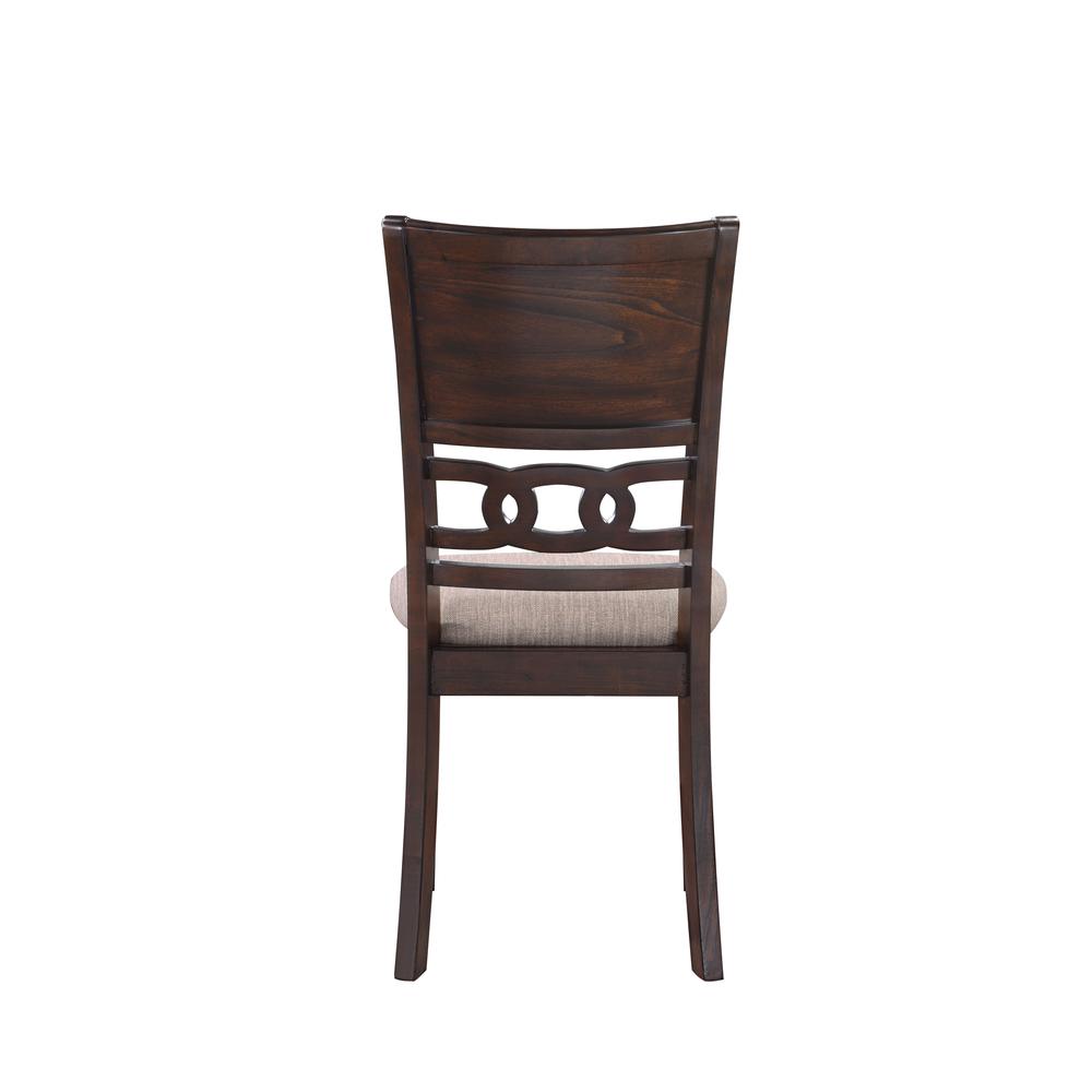 Gia 5-Piece 60" Wood Rectangular Dining Set with 4 Chairs in Cherry. Picture 4