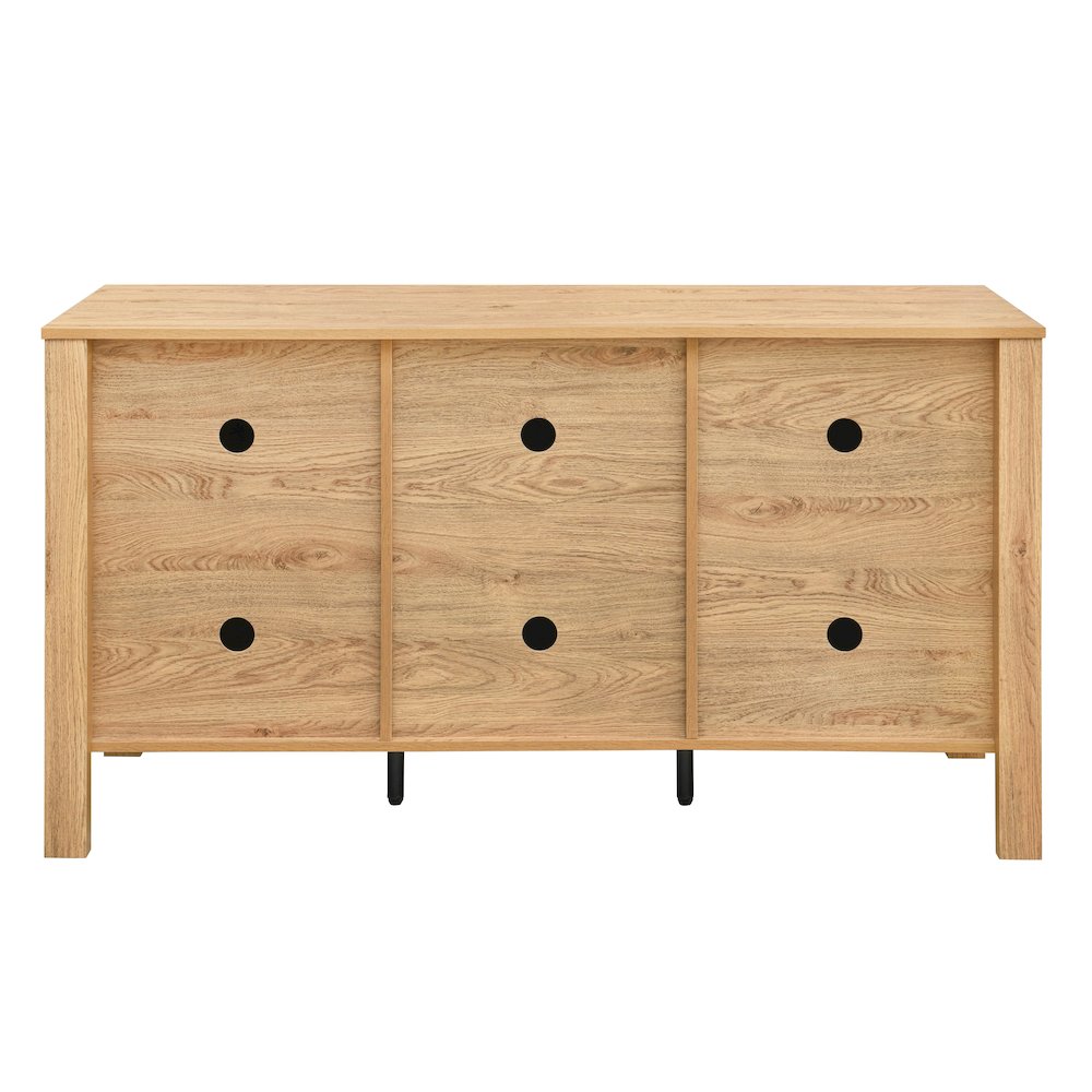 Thayer Wood Sideboard/TV Console in Natural/Beige. Picture 4