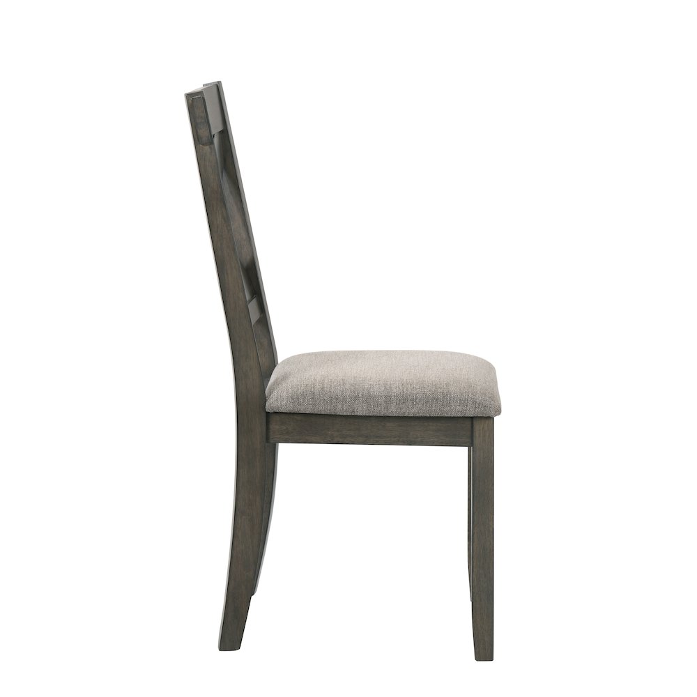 Gulliver Wood Side Chair (Set of 2), Rustic Brown. Picture 5