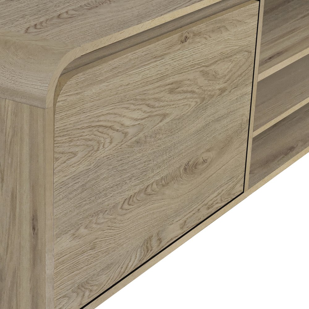 Mara Wood Natural TV Stand. Picture 7