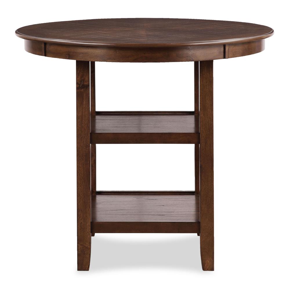 Furniture Cori 5-Piece Solid Wood Counter Set in Brown. Picture 5