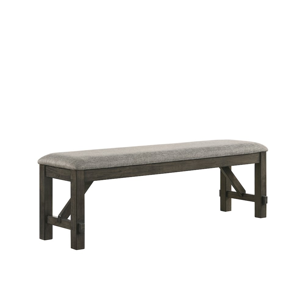 Gulliver Wood Bench, Rustic Brown. Picture 1