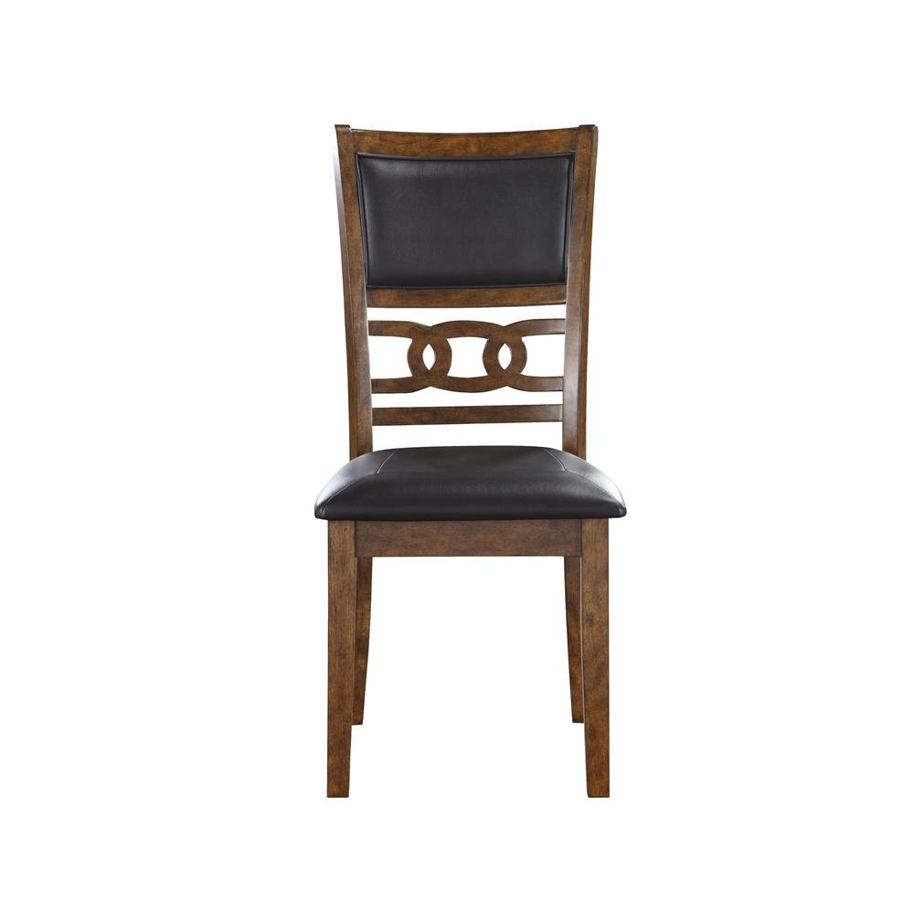 Brown Dining Room Chairs Set of 6 – Solid Wood Dining Table Seating. Picture 6