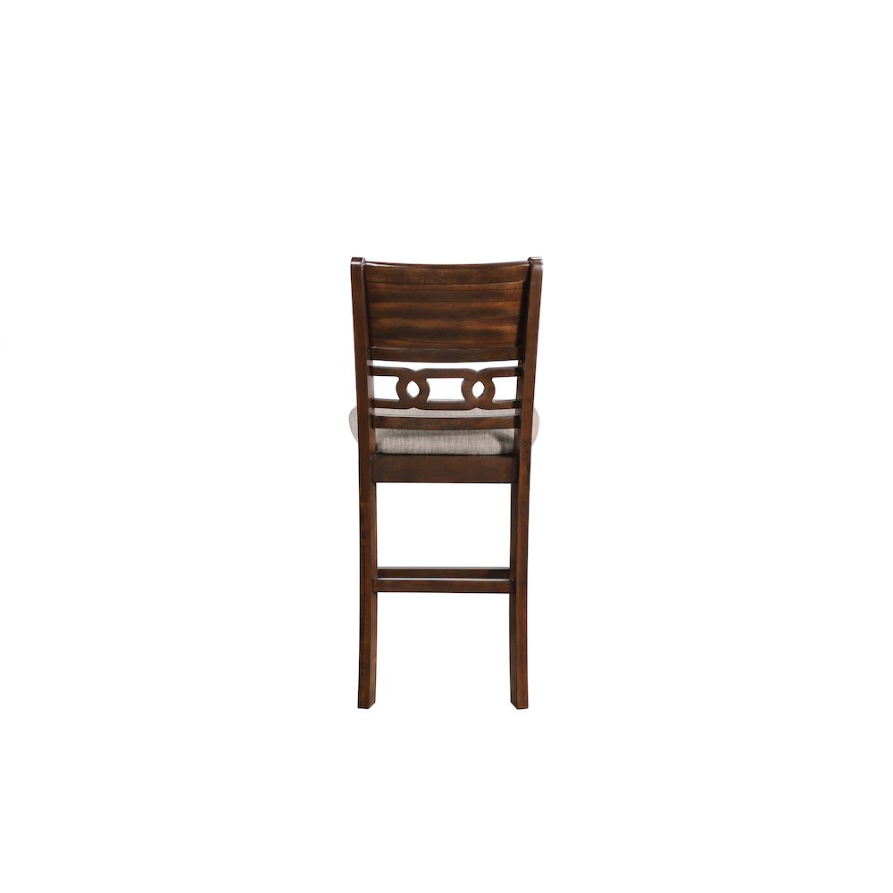 Gia Wood Counter Dining Chair in Cherry (Set of 6). Picture 7
