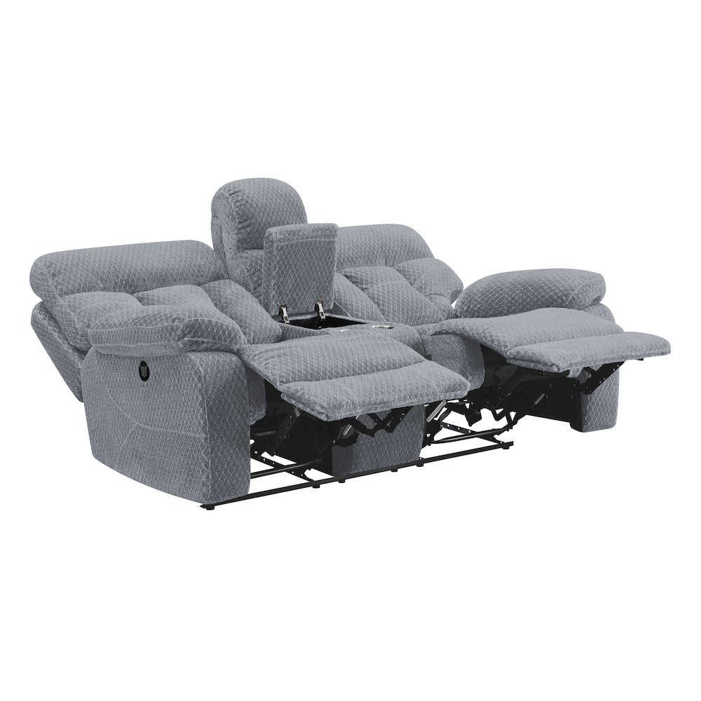 Bravo Console Loveseat W/ Pwr Fr-Stone. Picture 3