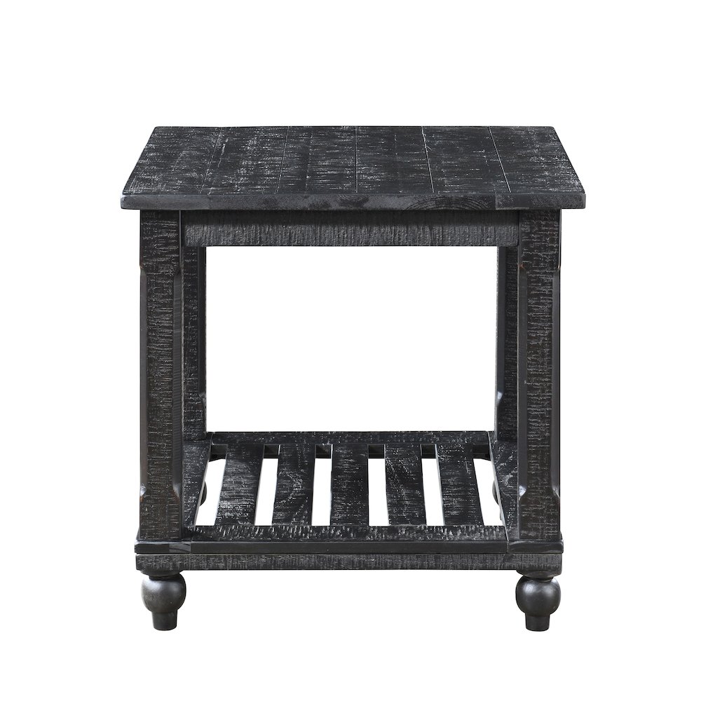 Cade 3-Piece Wood Occasional Table Set in Black. Picture 10