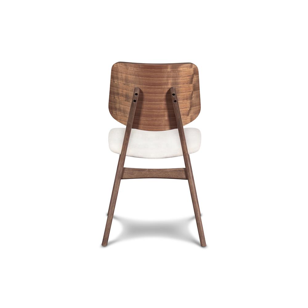 Furniture Oscar Solid Wood Dining Chair in Walnut (Set of 2). Picture 5