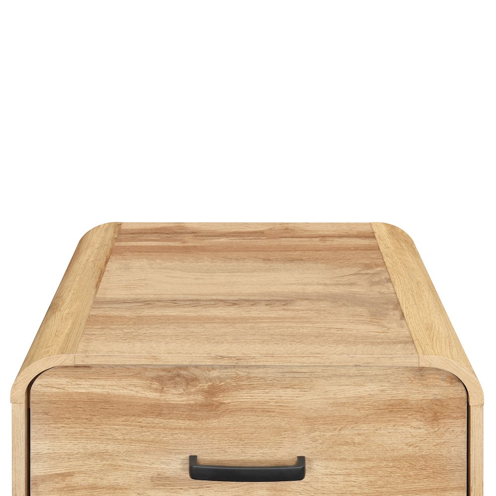 Rowan Wood 1-Drawer End Table in Natural/Beige. Picture 8