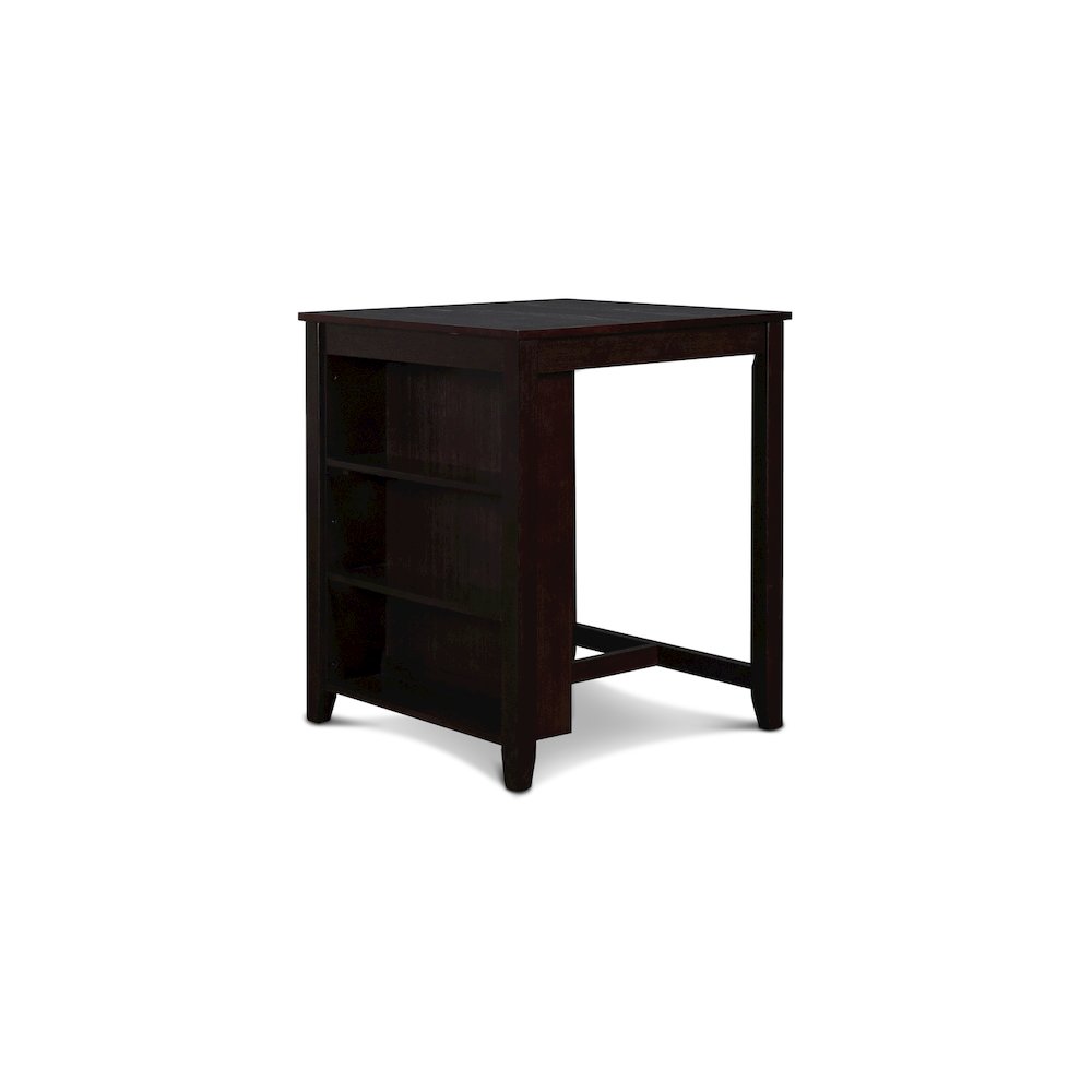 Gia 3-Piece 30" Wood Storage Counter Set, Ebony. Picture 5