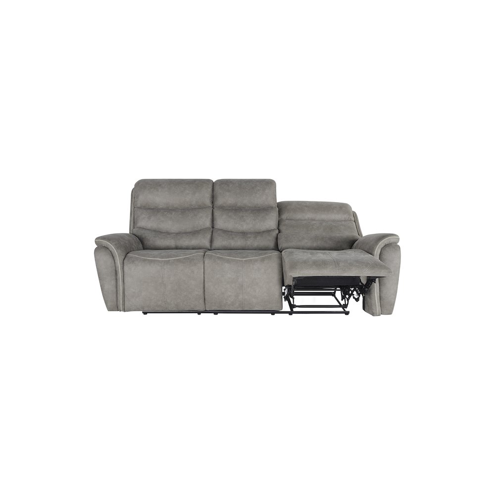 Kamari 2-Piece Fabric Manual Living Room Set, Gray. Picture 10