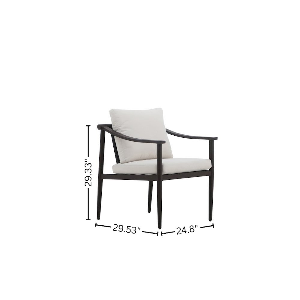 White Outdoor Chairs Set of 2, Metal Patio Chairs for Garden or Deck Use. Picture 9