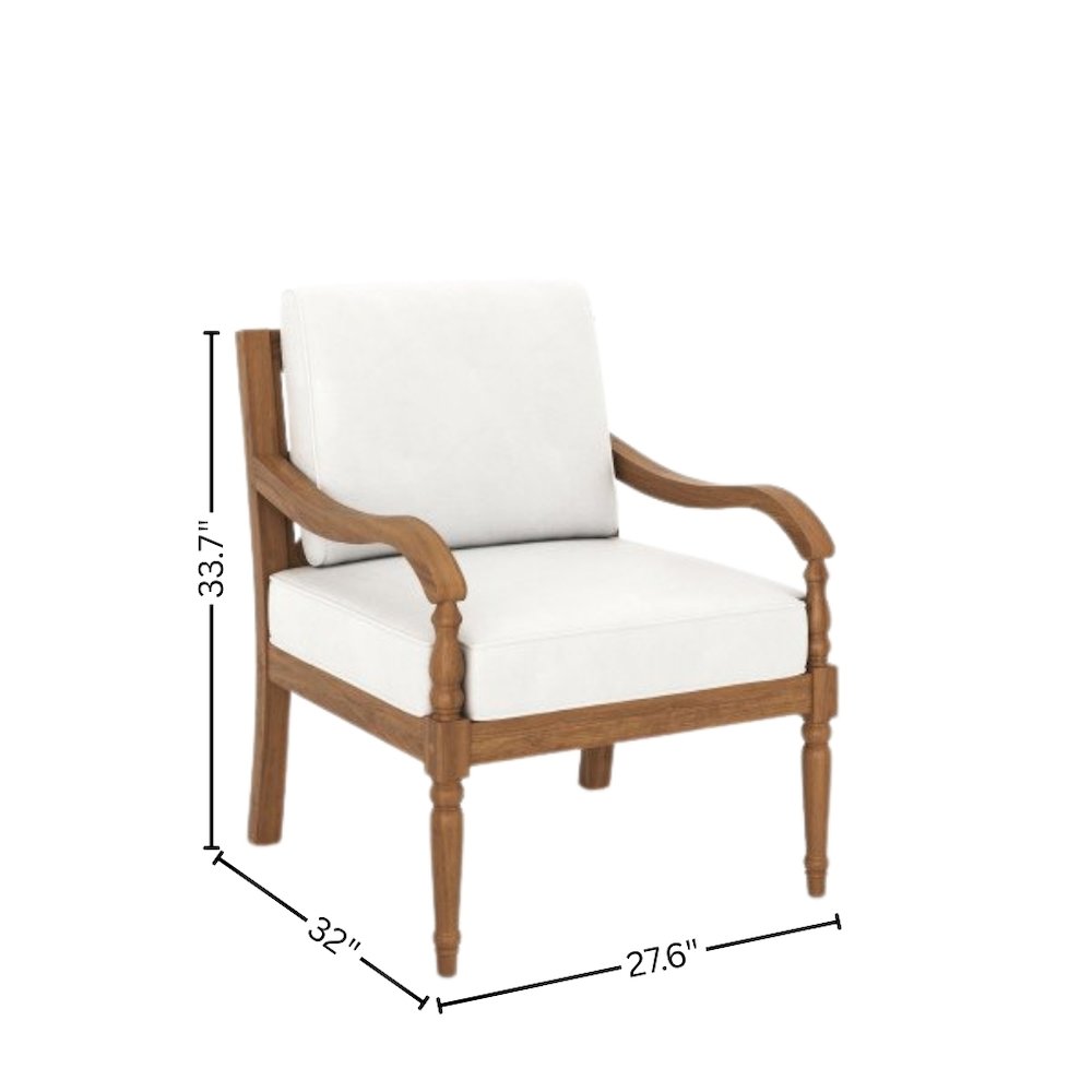 Patio Furniture Brown Wooden Deck Chairs Balcony Patio Dining Chairs Set of 2. Picture 7