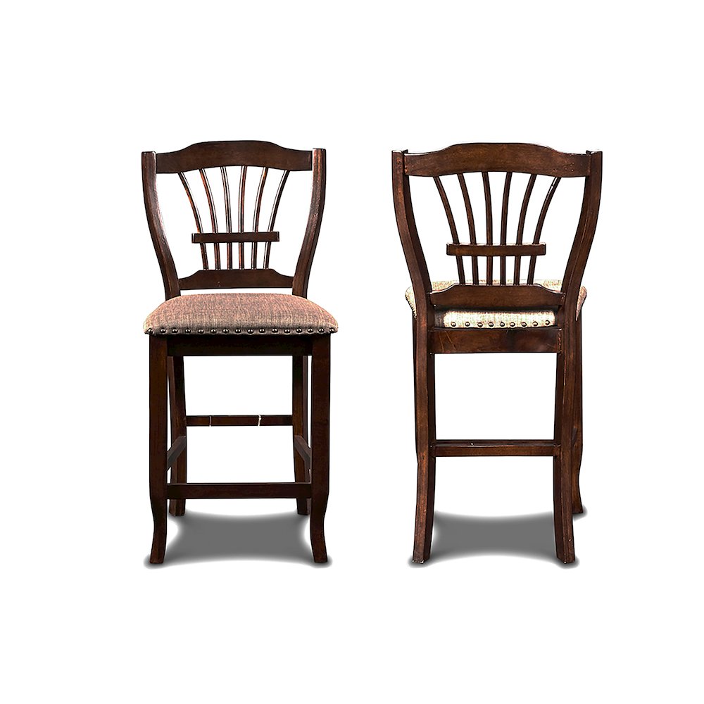 Bixby Wood Counter Chair in Espresso Brown (Set of 4). Picture 6