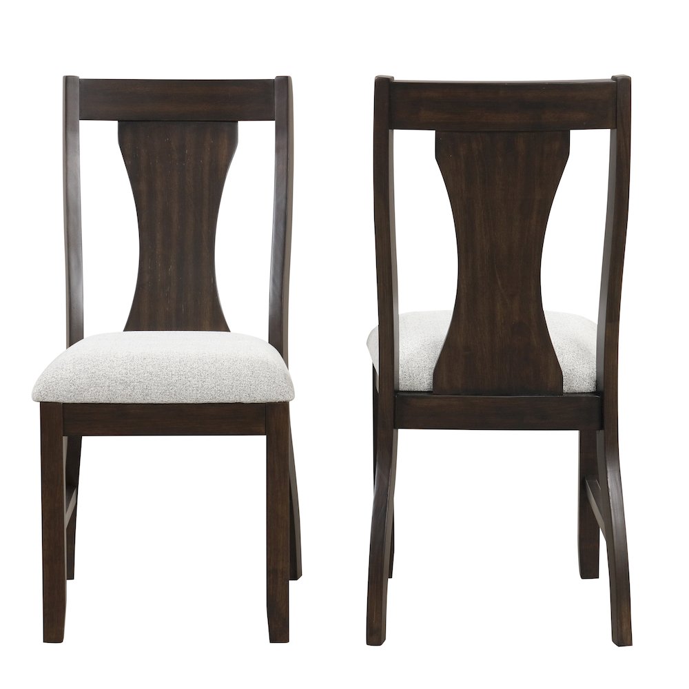 Chestnut Ridge Wood Dining Chair in Brown (Set of 2). Picture 1