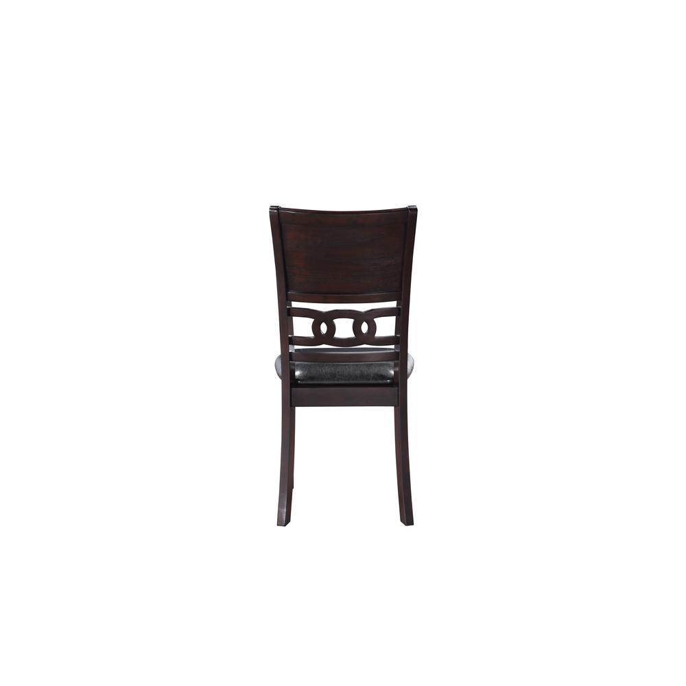 Furniture Gia Solid Wood Dining Chairs in Ebony Black (Set of 2). Picture 5