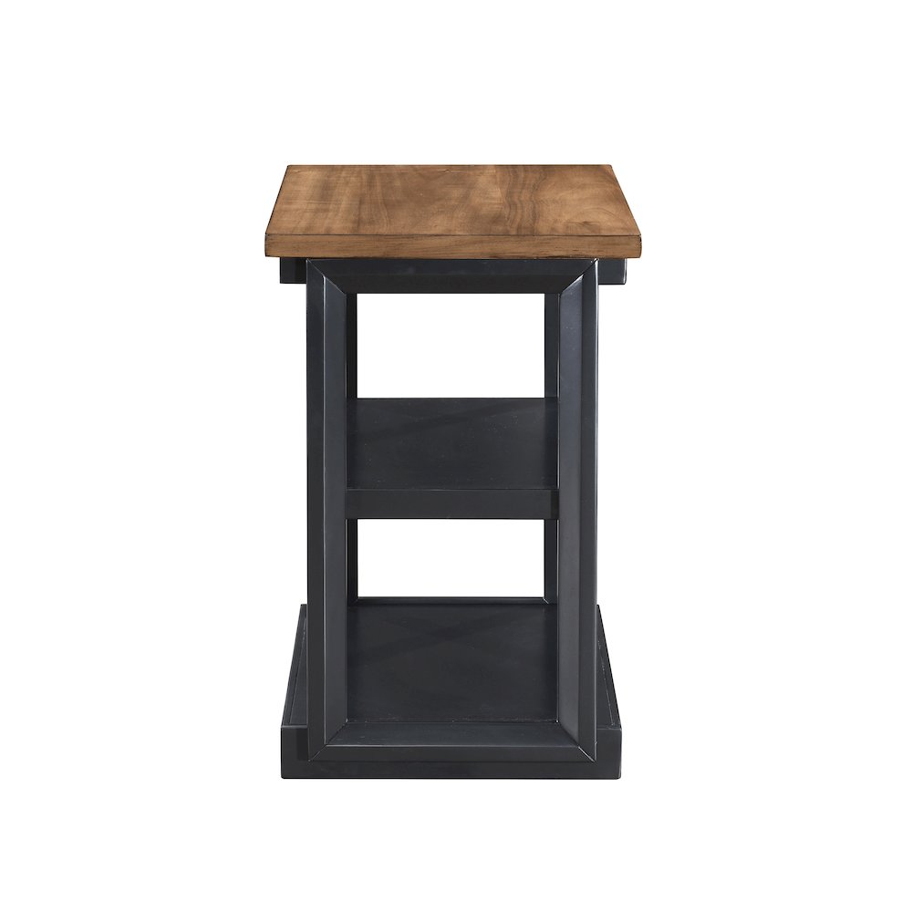 Decker 3-Piece Wood Occasional Table Set in Black/Brown. Picture 10
