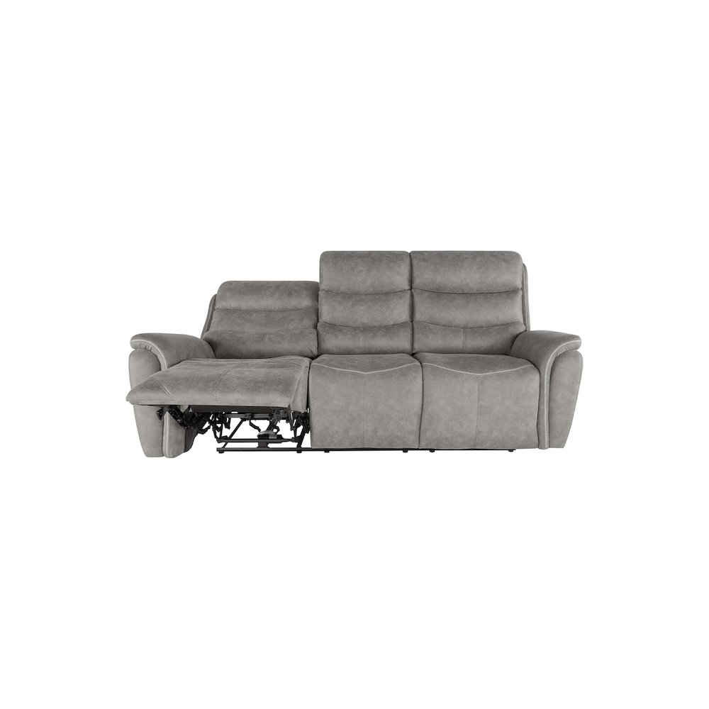 Kamari 2-Piece Fabric Power Living Room Set, Gray. Picture 10