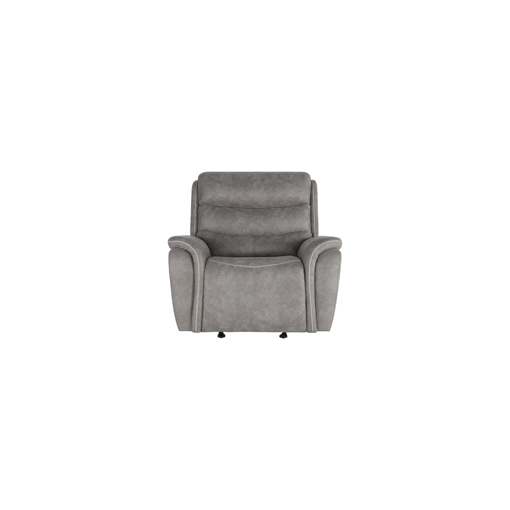 Kamari 3-Piece Fabric Manual Living Room Set, Gray. Picture 12