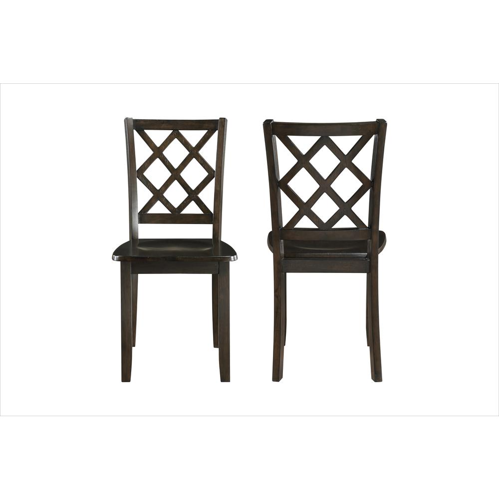 Trellis Dining Chair (2 Per Carton)-Brown. Picture 1