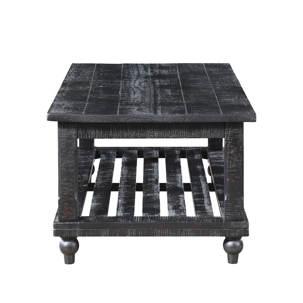 Cade 3-Piece Wood Occasional Table Set in Black. Picture 5