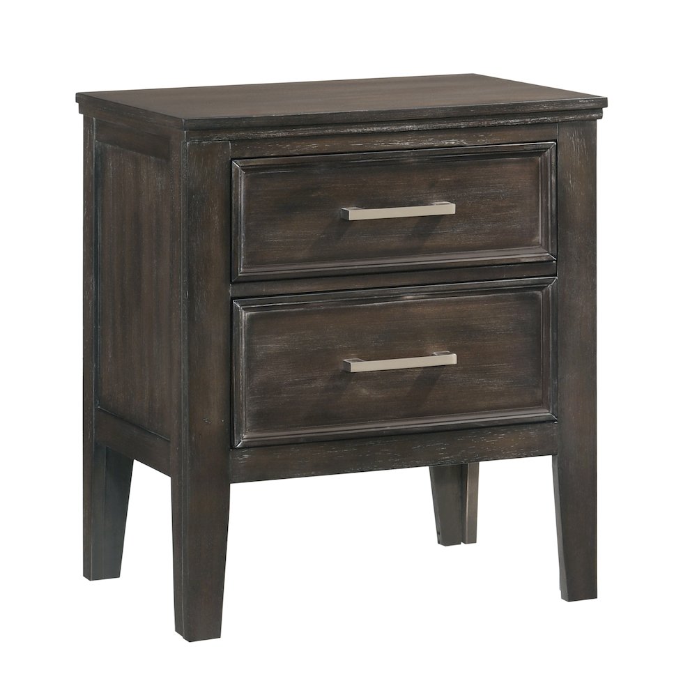 Andover Wood Nightstand in Nutmeg Brown (Set of 2). Picture 2