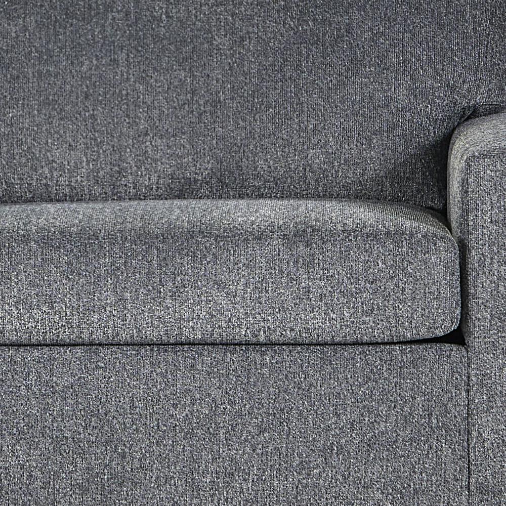 Kylo Gray Polyester Fabric Oversized Chair and a Half. Picture 3