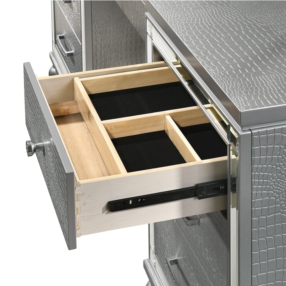 Valentino Vanity Table-Silver. Picture 6