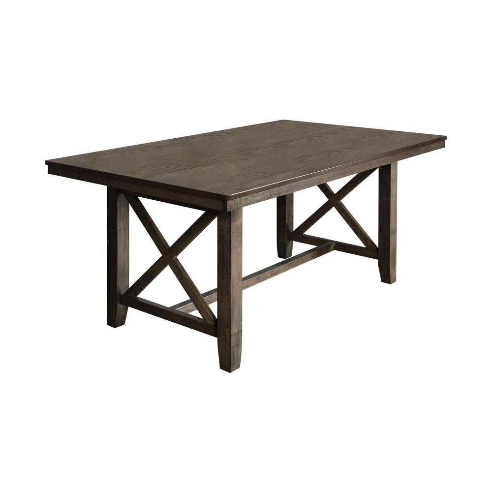 Julius 66" Rectangle Dining Table-Walnut. Picture 1