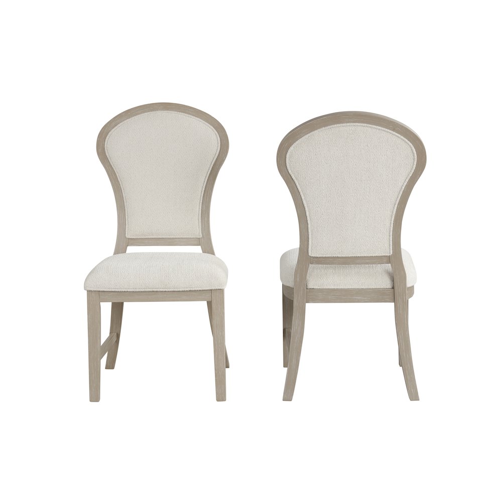 Gwendolyn Wood Dining Side Chair in Taupe (Set of 2). Picture 1