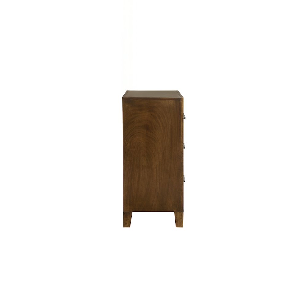 Ballard Wood 7-Drawer Dresser in Walnut Brown. Picture 4