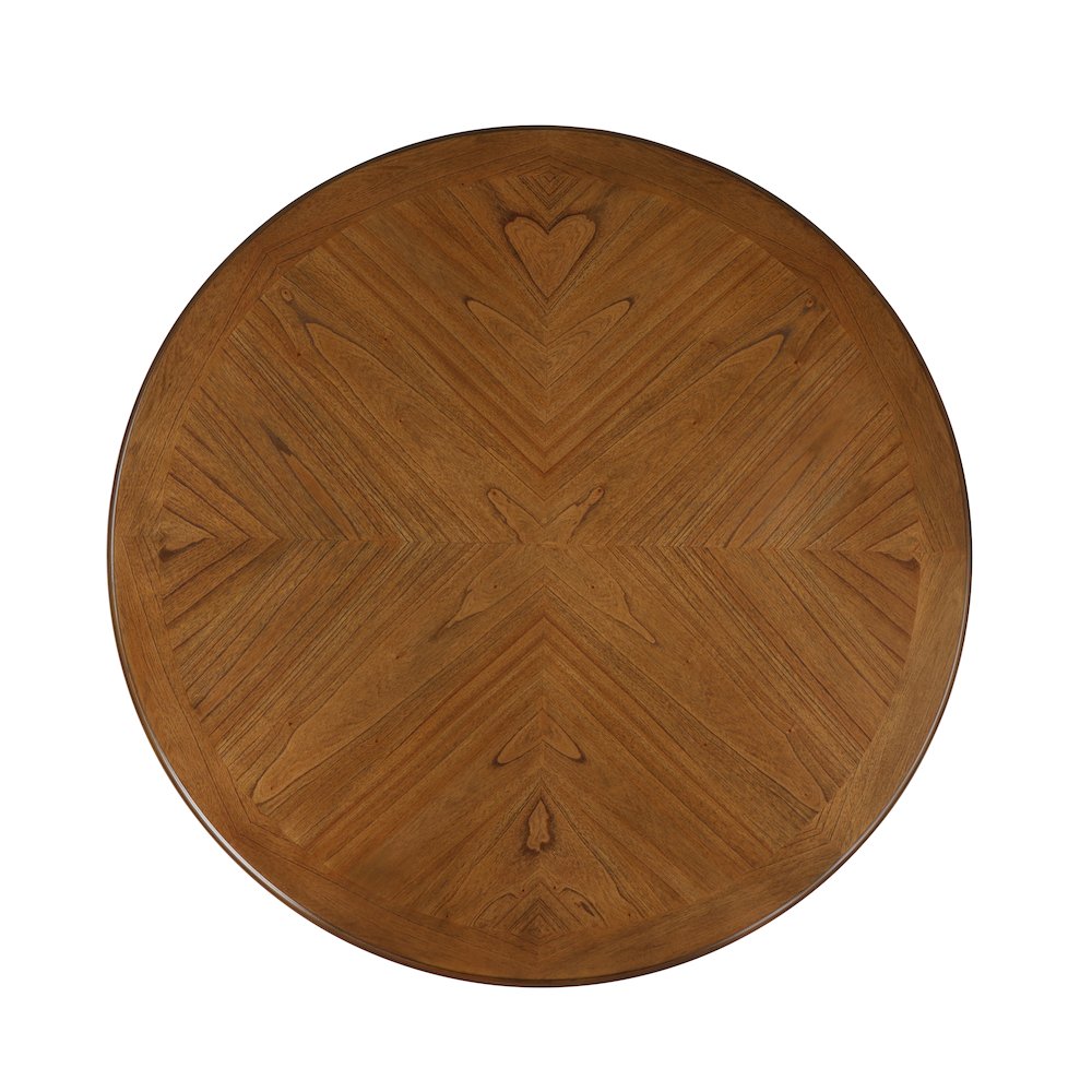 5-Piece Wood Dining Set in Brown and Blue. Picture 5