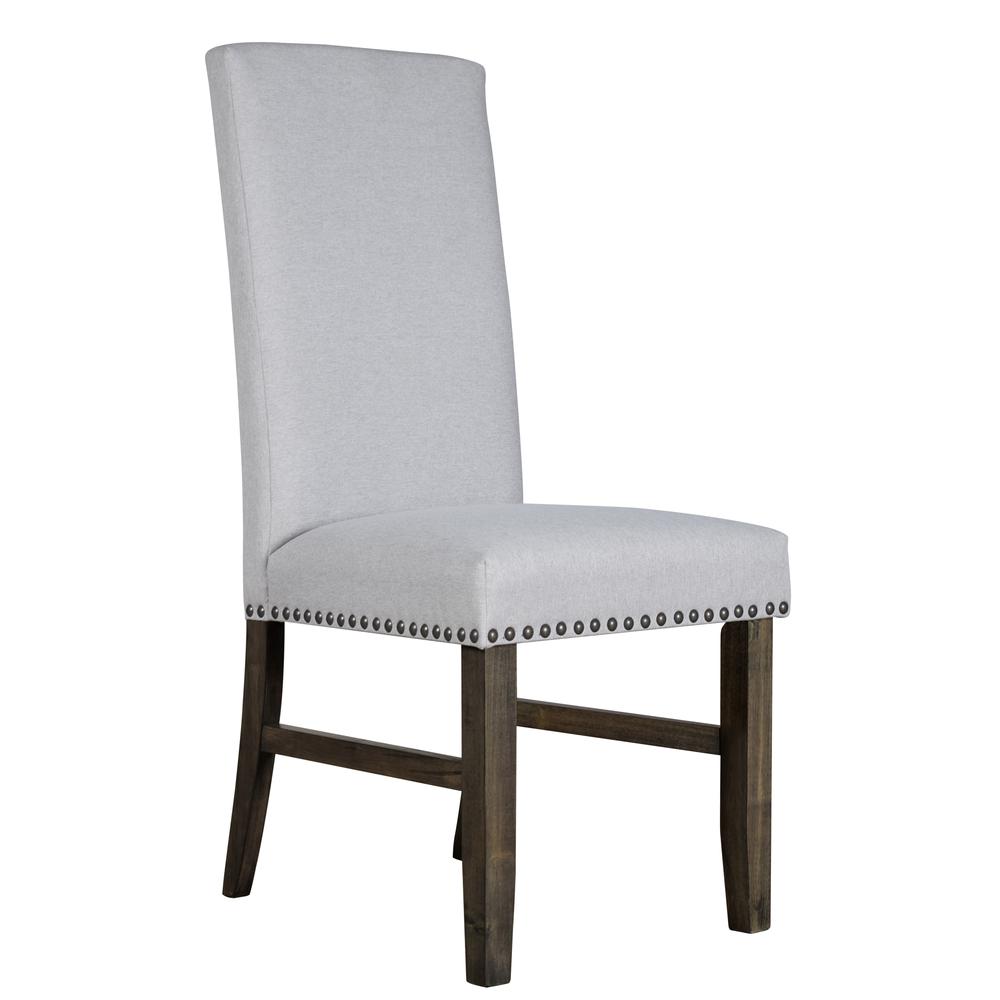 Julius Upholstered Dining Chair (2 Per Carton)-Walnut. Picture 2