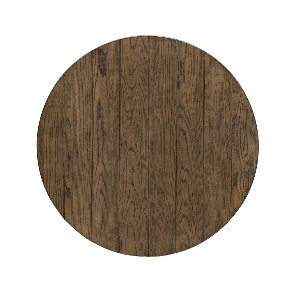 Flaherty 3-Piece Wood Occasional Table Set in Brown/White. Picture 6