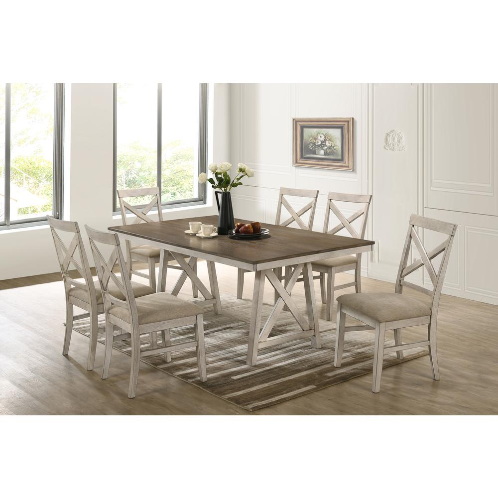 Somerset Dining Table -Vintage White. Picture 8