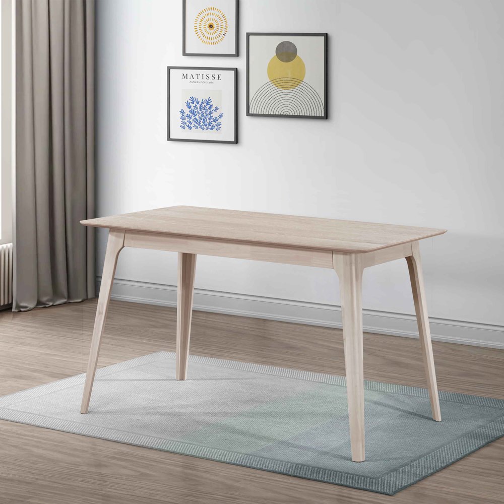 Oscar Wood Counter Height Table in White Ash. Picture 2