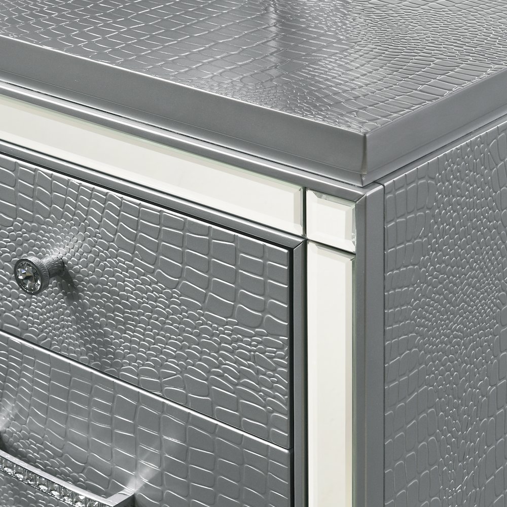 Valentino Vanity Table-Silver. Picture 5